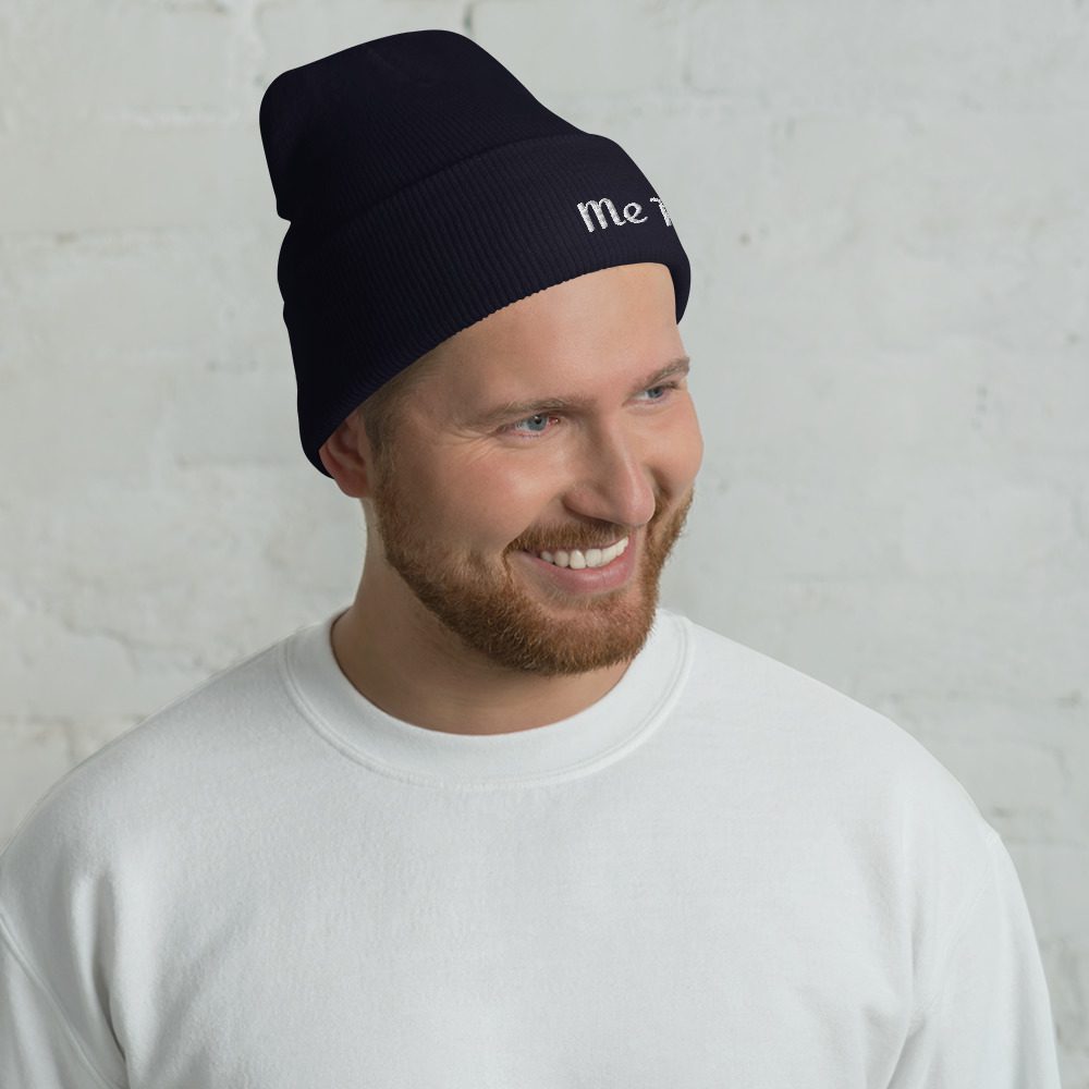 cuffed beanie navy front 6516d77abced6