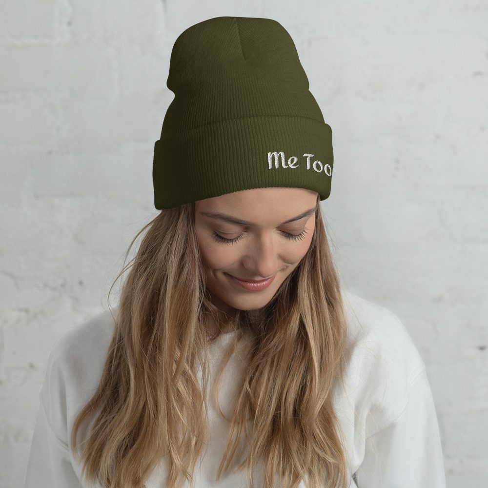 cuffed beanie olive front 6516d77abc709