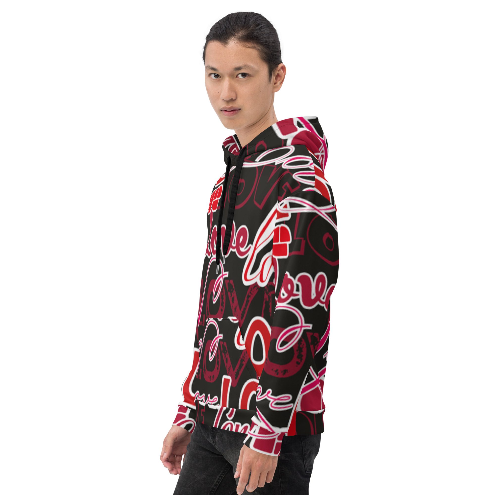 all over print recycled unisex hoodie white left 653ea7158d34e