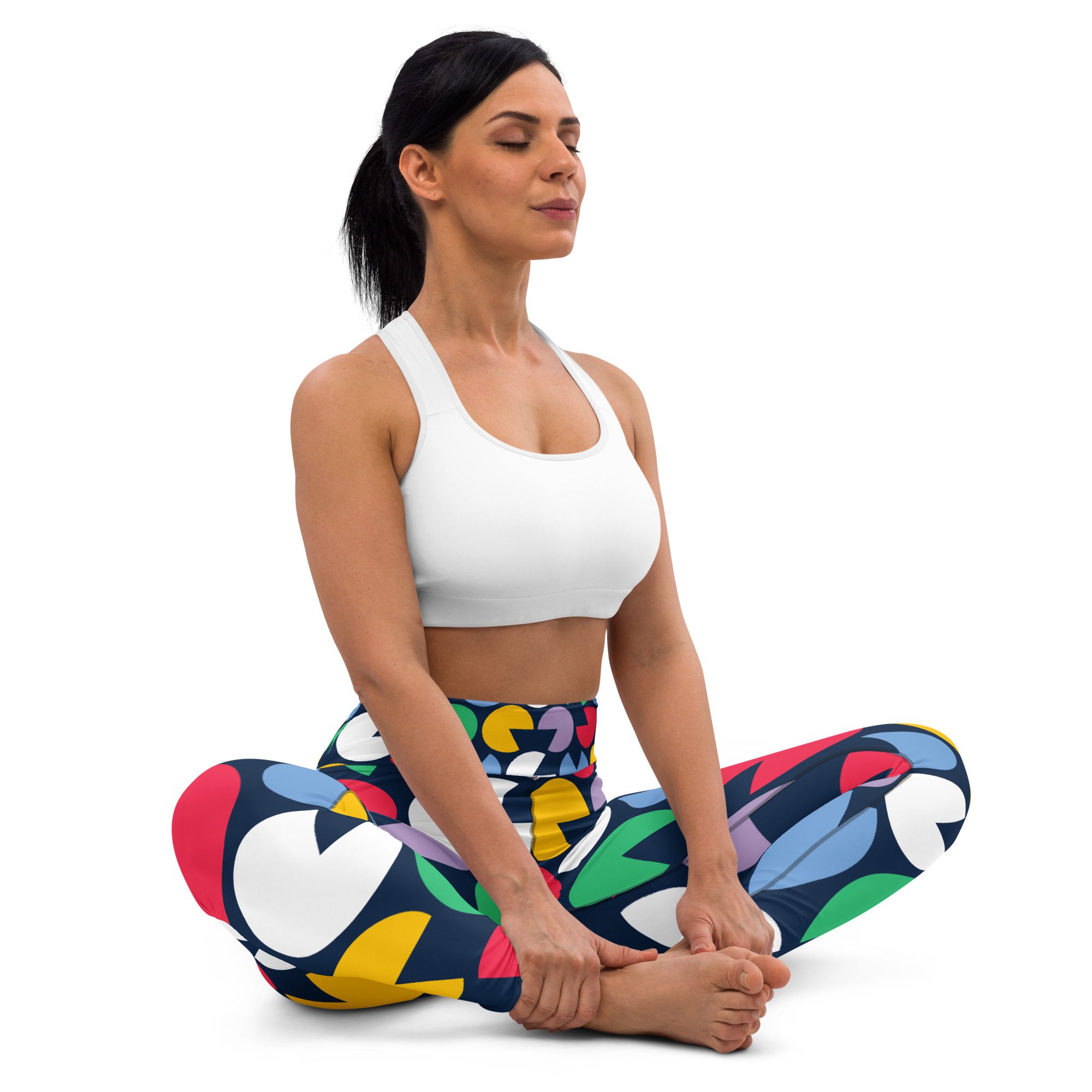 all over print yoga leggings white right 65299fc99328d