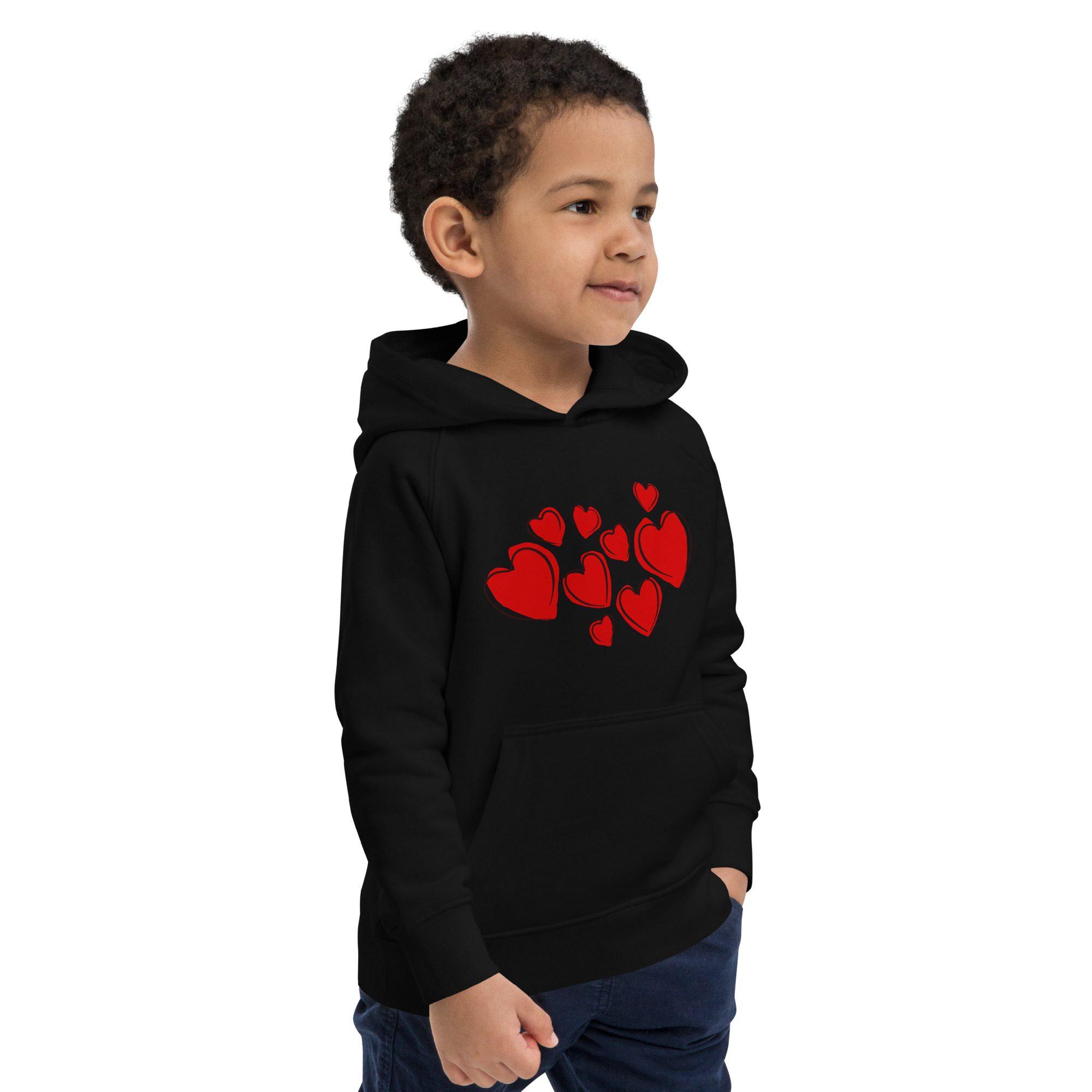 kids eco hoodie black right front 651aaa7a33b27