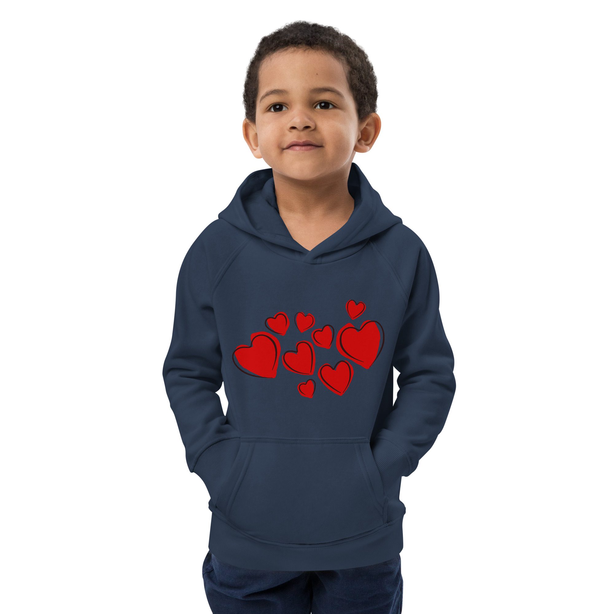 kids eco hoodie french navy front 2 651aaa7a33ec1