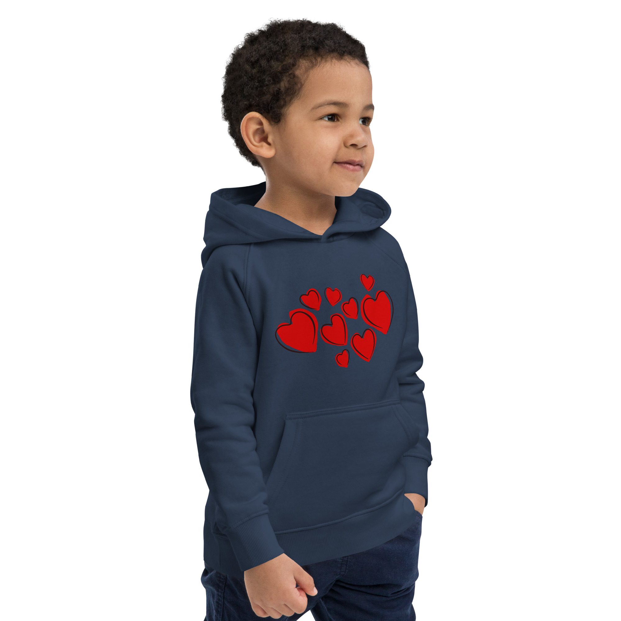 kids eco hoodie french navy right front 651aaa7a33d56