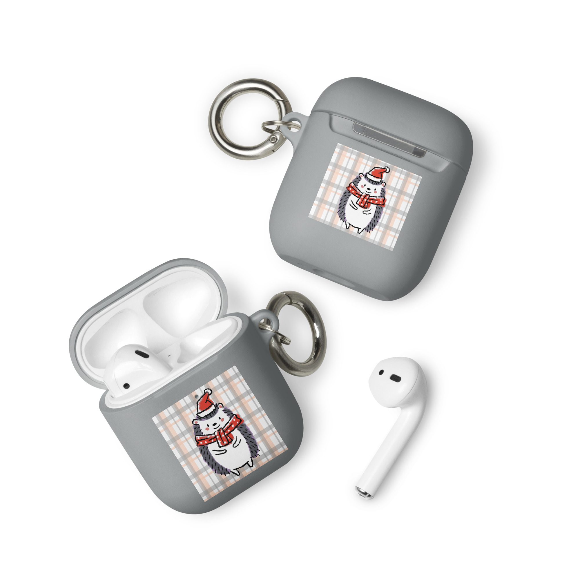 rubber case for airpods grey airpods front 652853fae5282