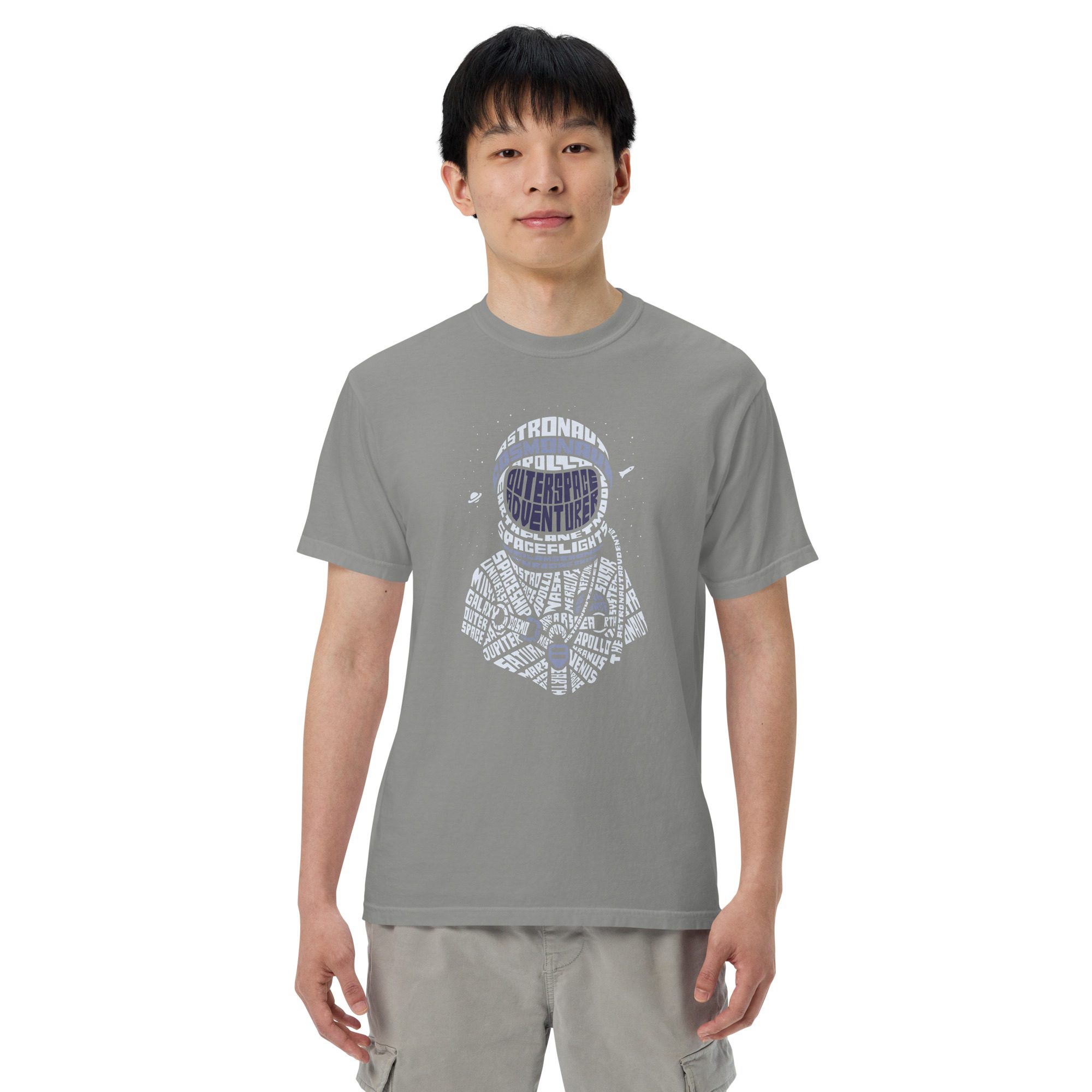 unisex garment dyed heavyweight t shirt grey front 6537b79f59af2