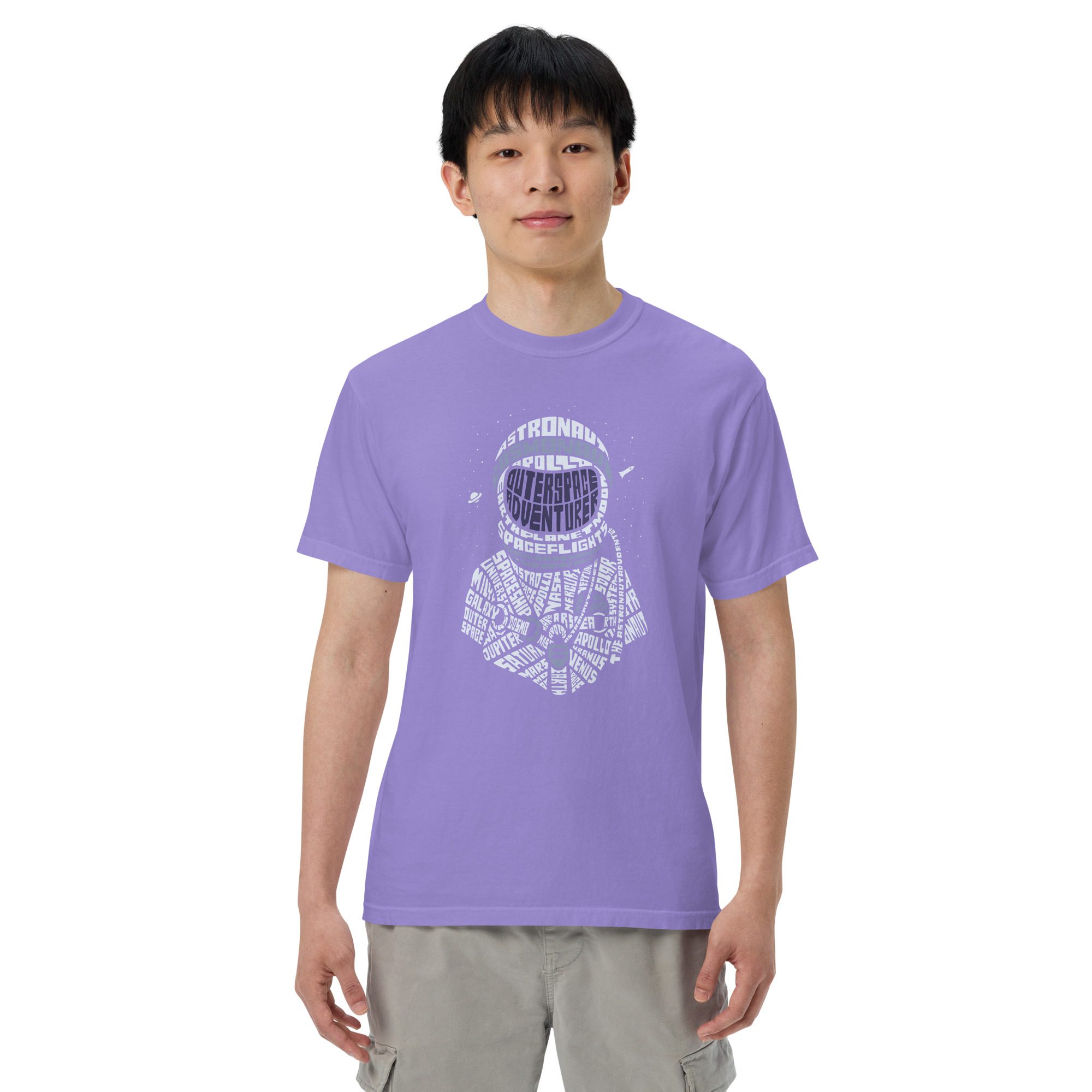 unisex garment dyed heavyweight t shirt violet front 6537b79f5aa30