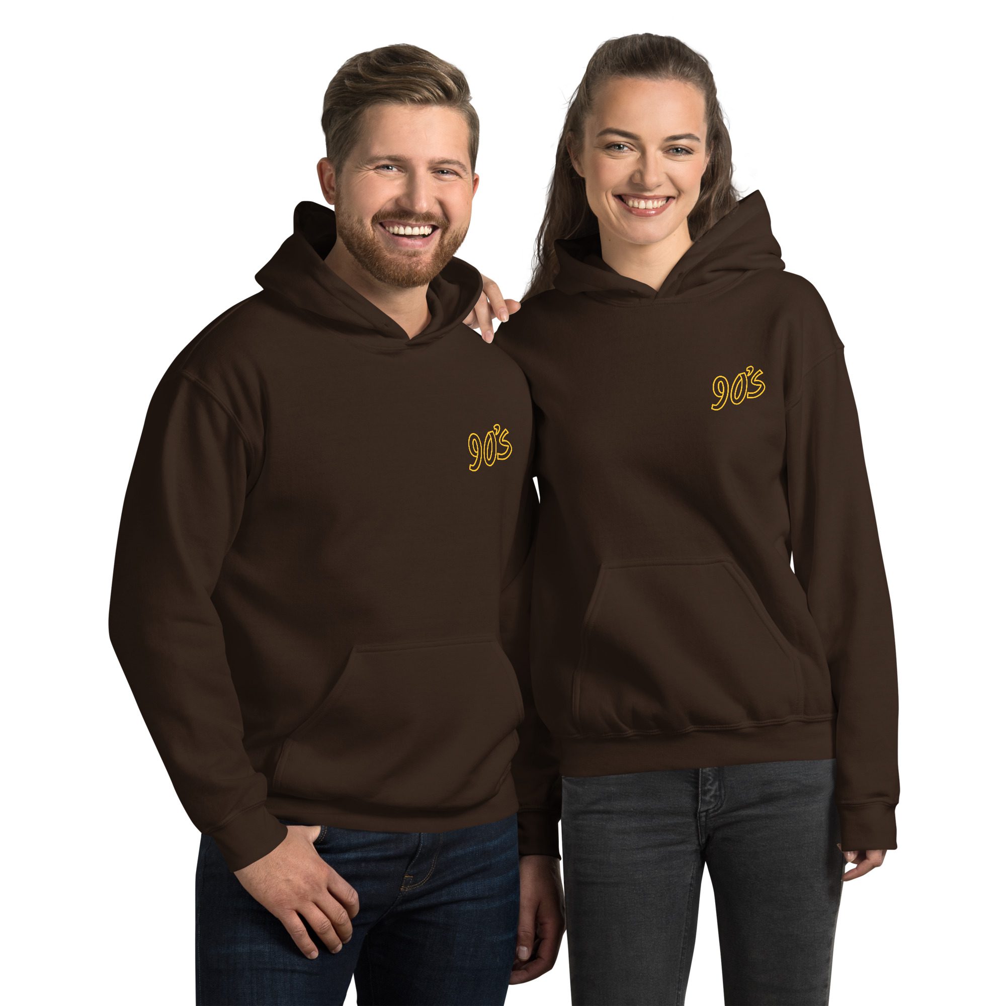 unisex heavy blend hoodie dark chocolate front 65297c3072102