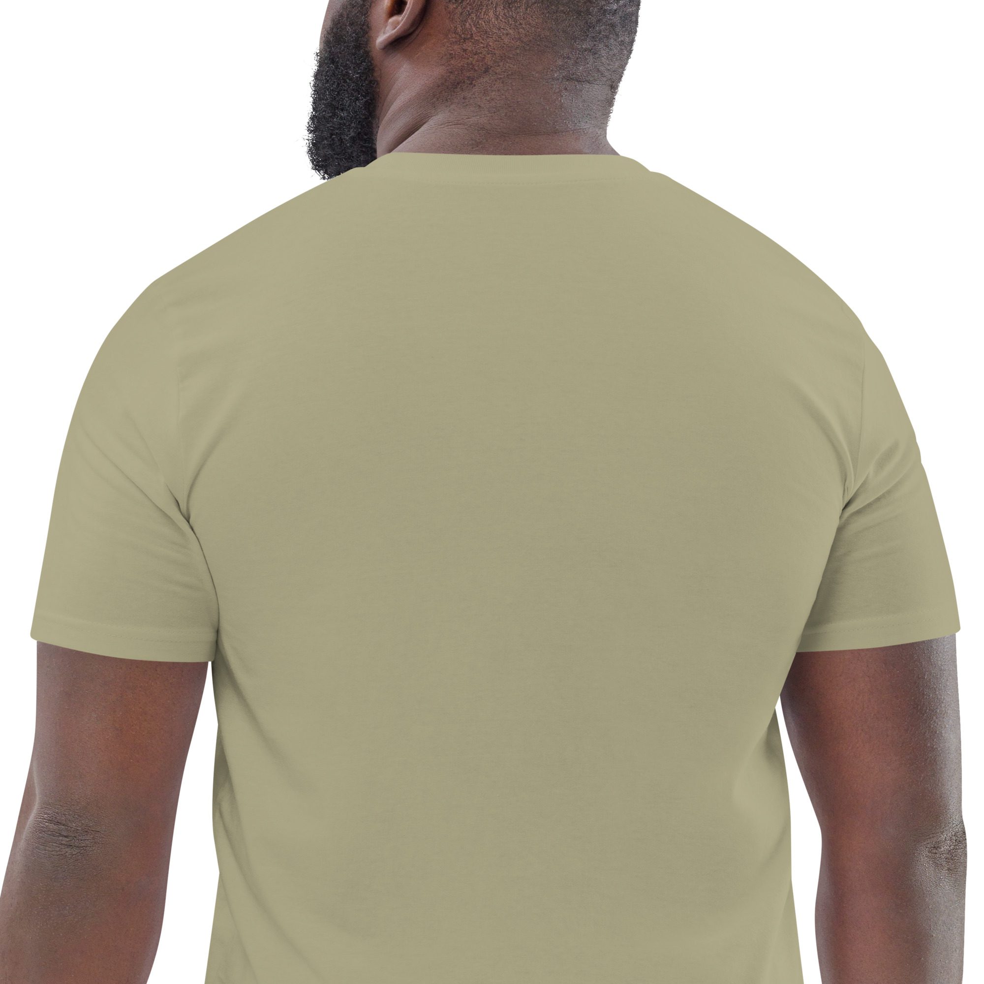 unisex organic cotton t shirt sage zoomed in 651ada939c657