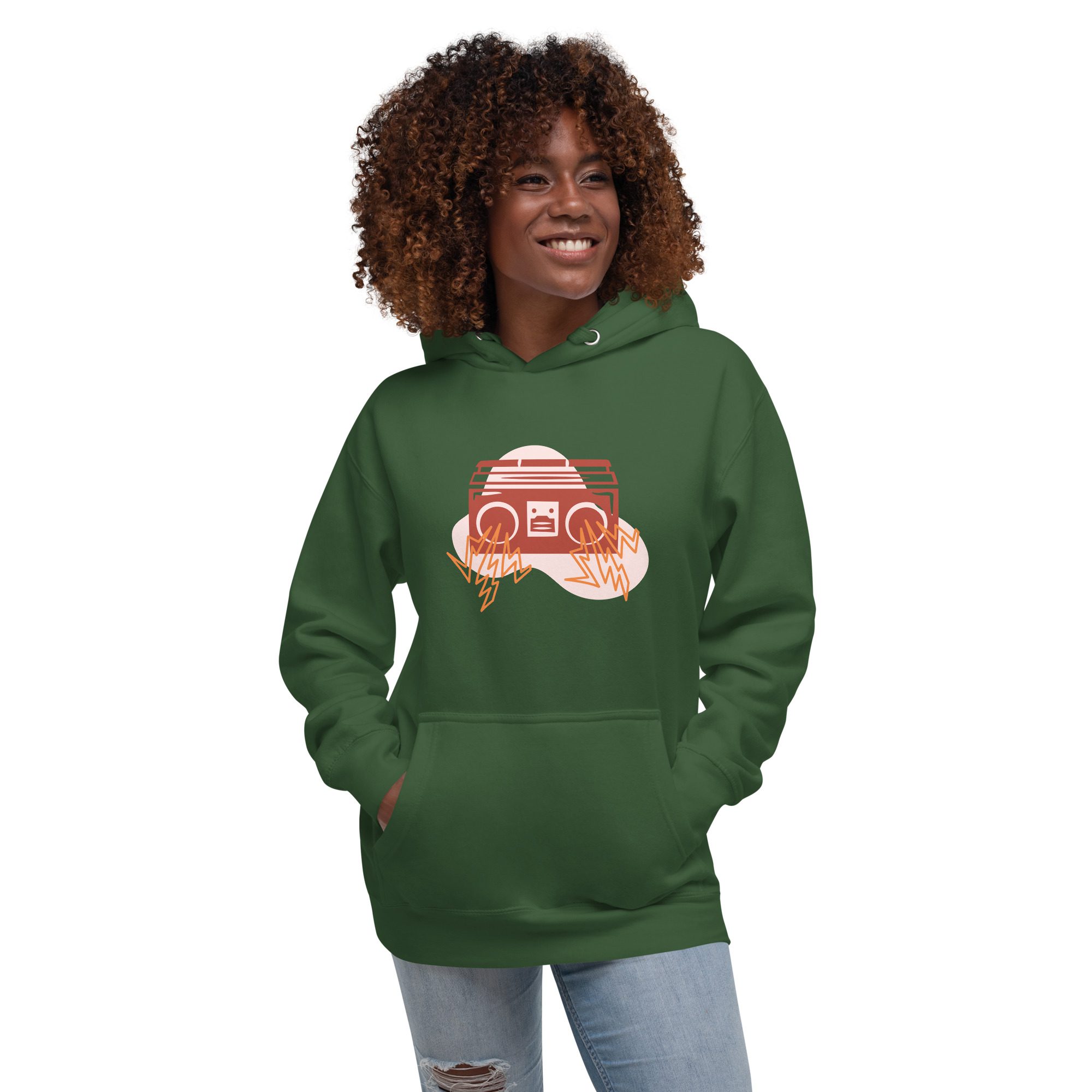 unisex premium hoodie forest green front 65297fc69b6a8