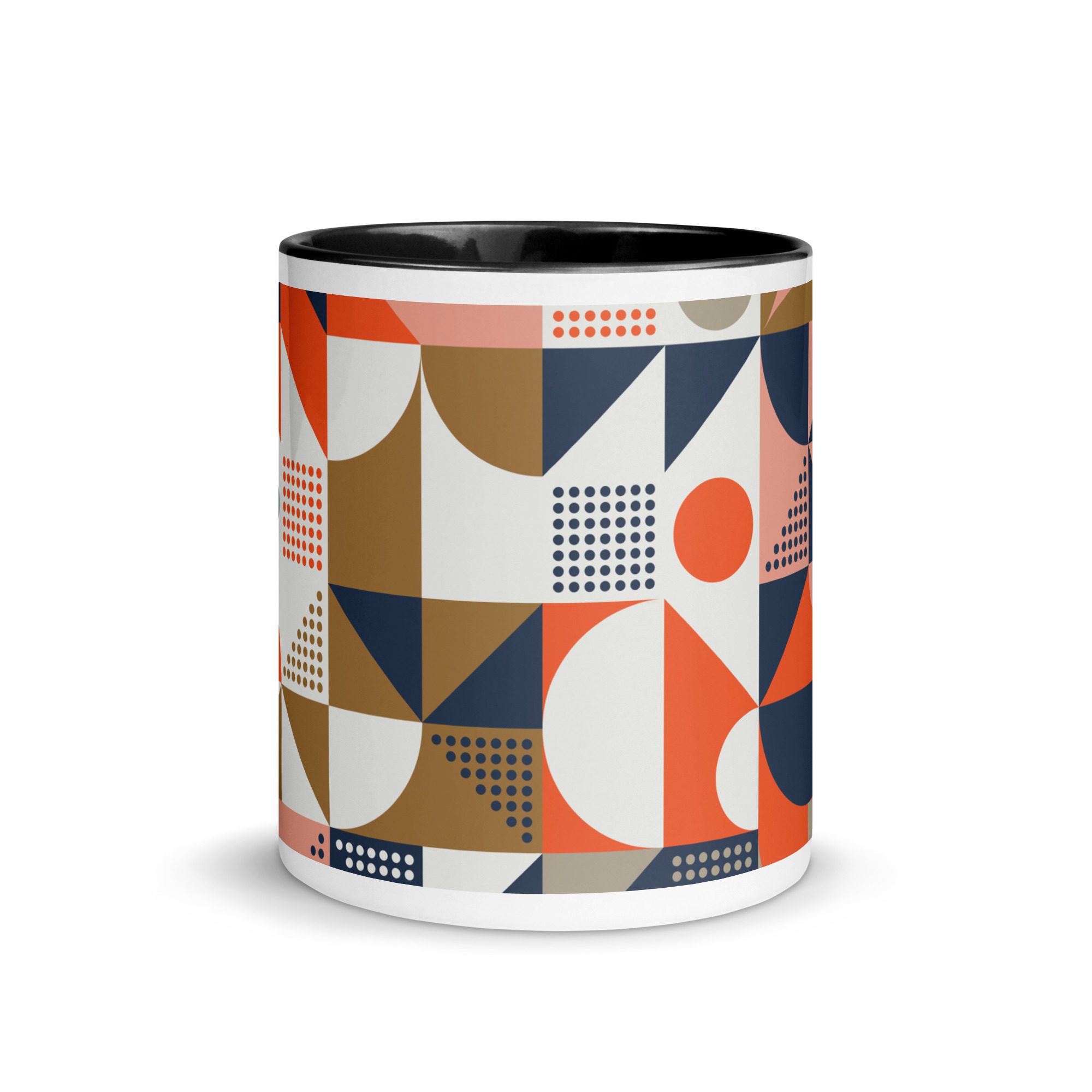 white ceramic mug with color inside black 11oz front 6518afd26039b