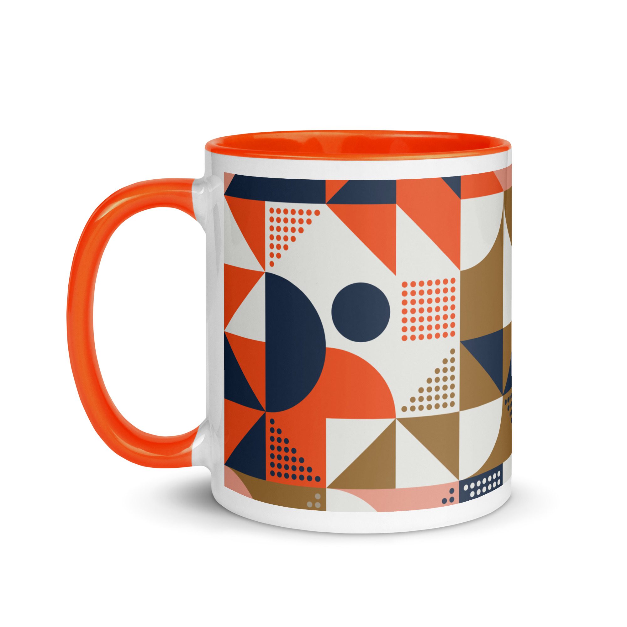 white ceramic mug with color inside orange 11oz left 6518afd2605ac