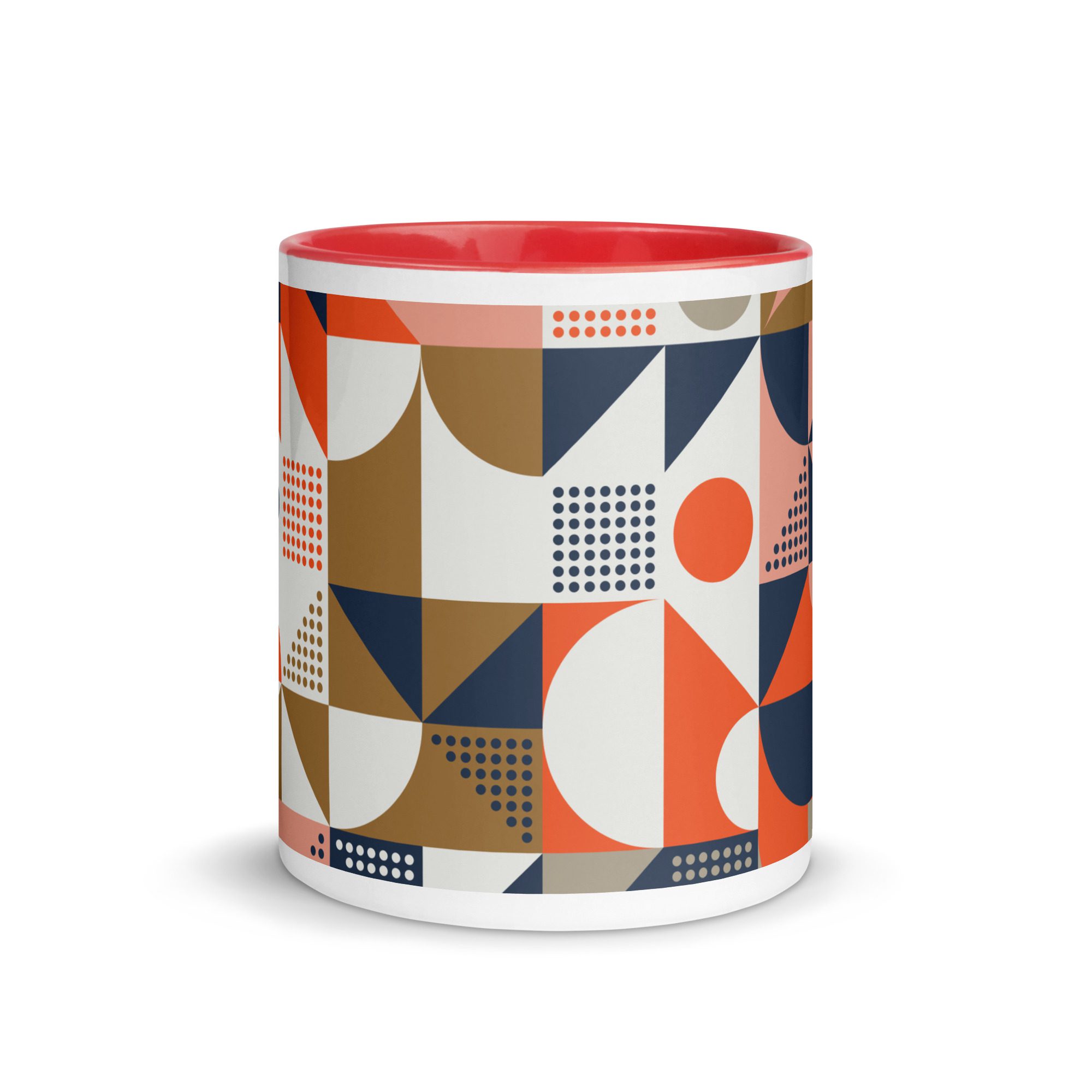 white ceramic mug with color inside red 11oz front 6518afd26048e